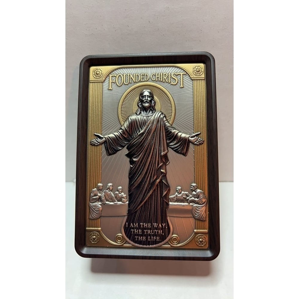 Founded Christ Religious Plaque
